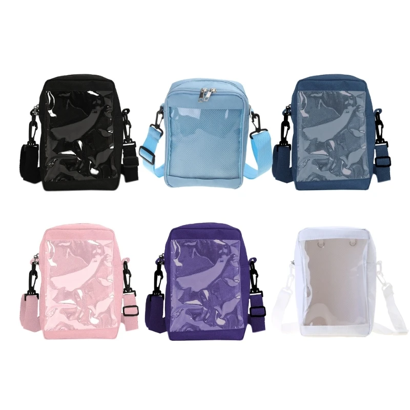 Feminino ita crossbody saco meninas bonito pequeno bolsa ombro mulheres transparente saco do mensageiro adolescentes