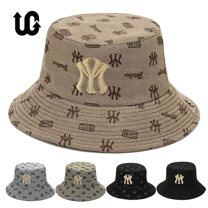 UGUPGRADE Fashion New High Quality Women Men Bucket Hats Cool Lady Male Panama Fisherman Cap Outdoor Sun Cap Hat For Women Men