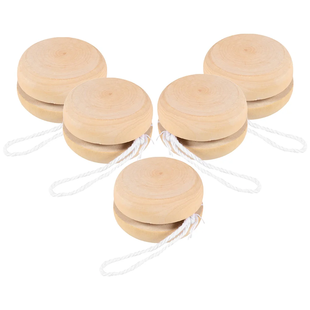 5 uds Yoyo Ball DIY Yo-yo bolas Graffiti sin terminar niños pequeños juguete Woody juguetes de dibujo niño