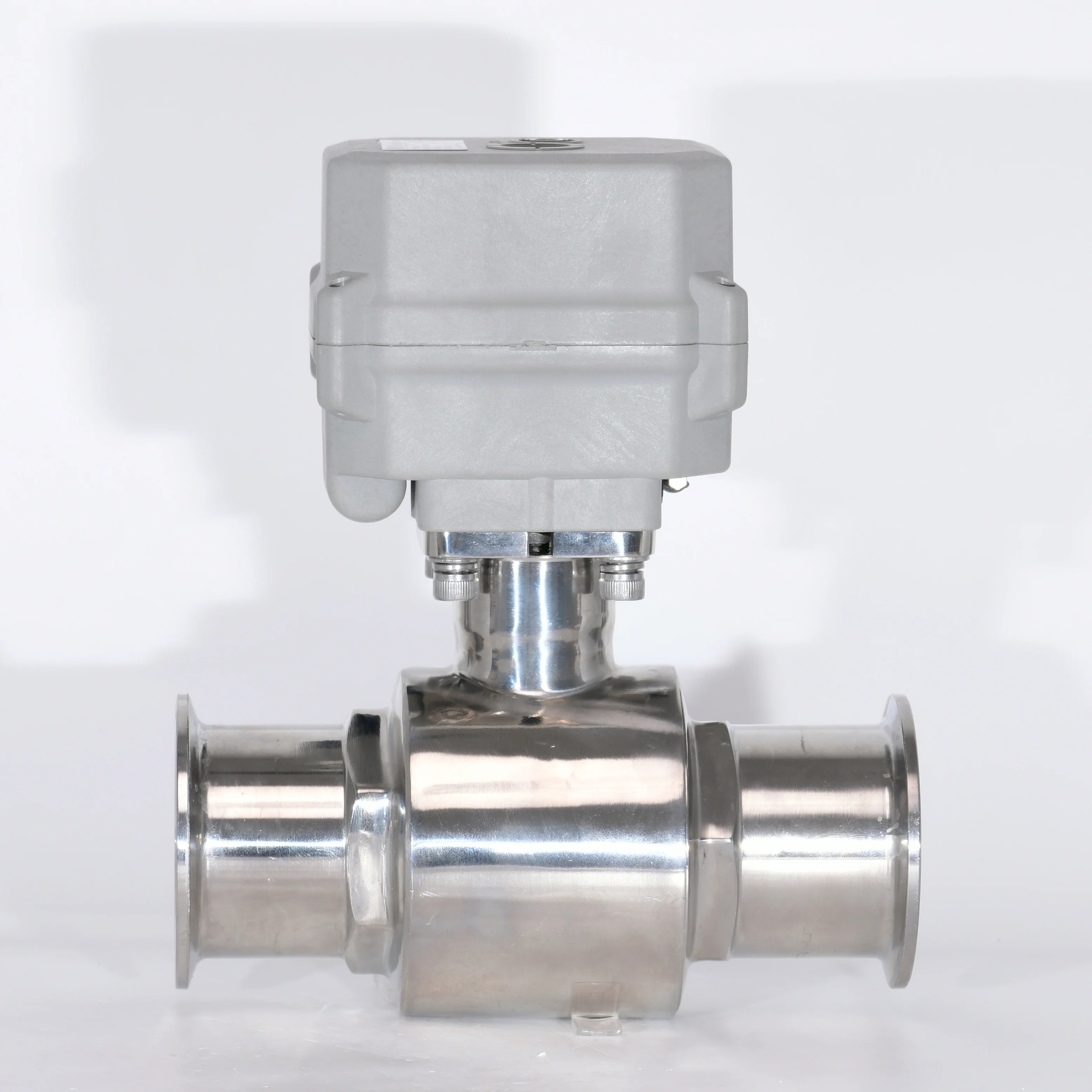 2 way 38mm DN50 stainless steel 304 tri clamp motorized ball valve for quick assemble