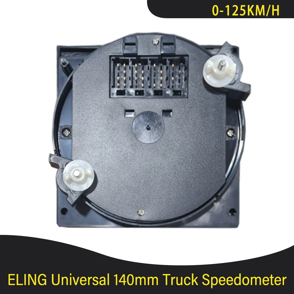 شعبية 140 مللي متر قطر شاحنة نبض عداد السرعة عداد المسافات 0-125 كيلومتر/ساعة مع الخلفية ل Minivan 9-36 فولت #5