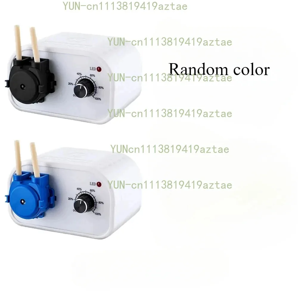 Micro Peristaltic Pump 12V with Power Supply Adjustable Flow Lab Dosing Pump Silicone Pump Tube