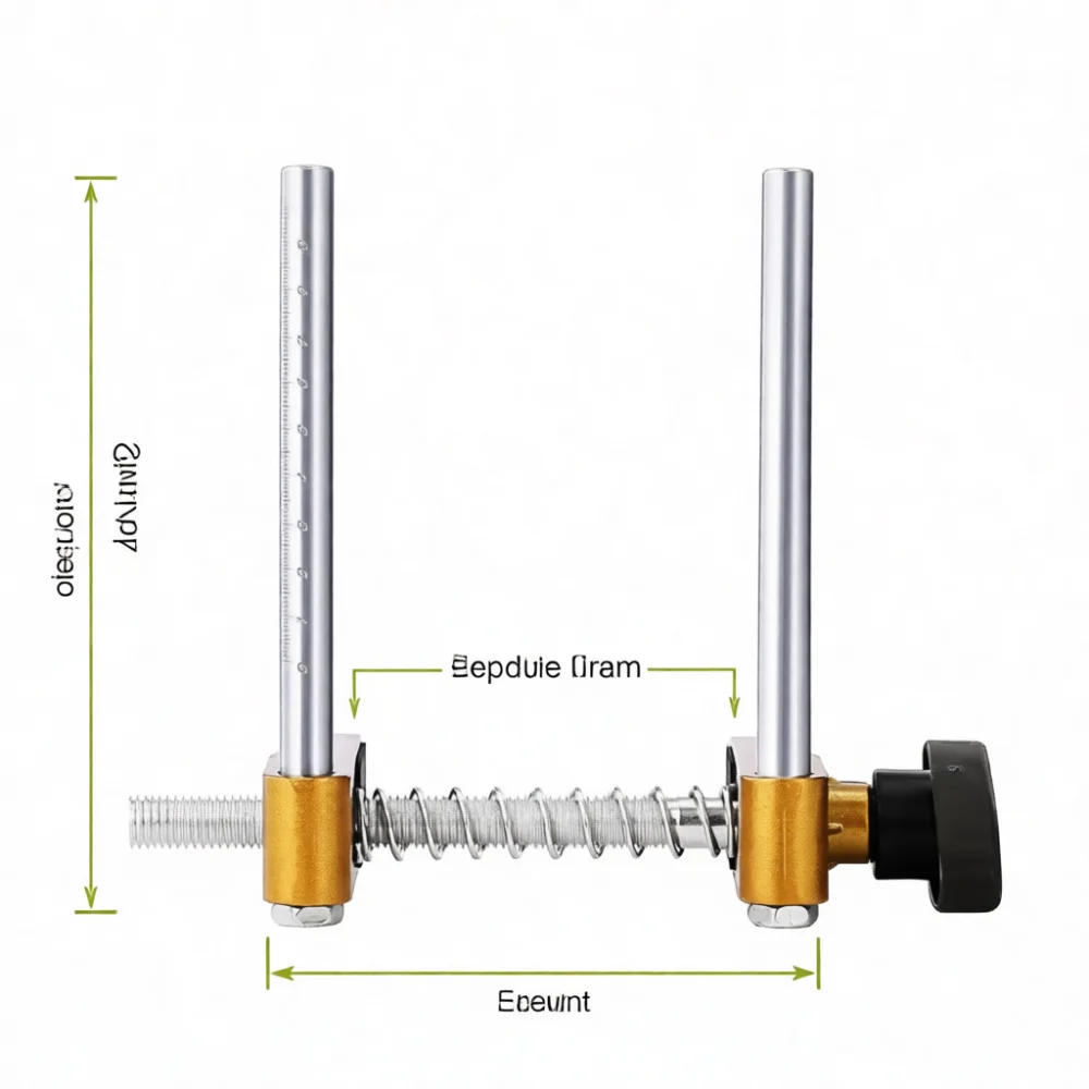 Professional Carpentry Mortising Jig For Yanrui Wood Door Lock Opener Drill Attachment Efficient Hole Slotting Tool