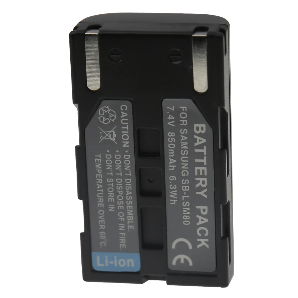 SB-LSM80 バッテリー Samsung VP-DC175 VP-DC565 VP-DC575 SC-D371 SC-D364 SC-D357 バッテリー