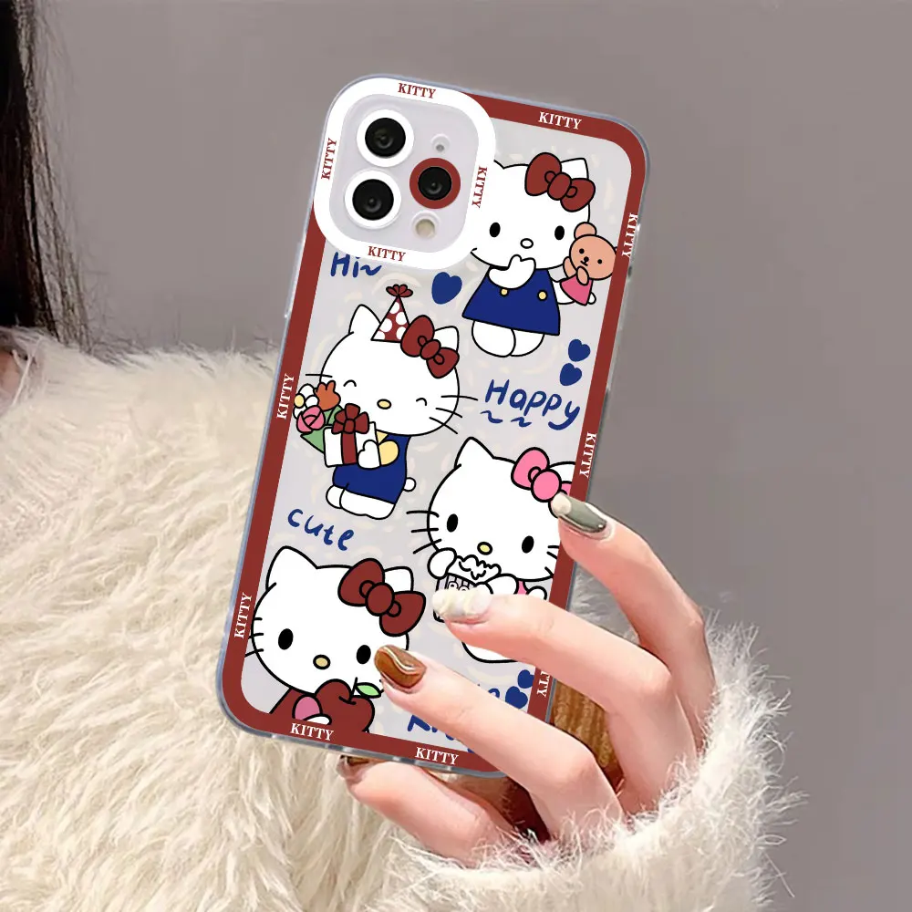 Cute Hello Kitty Kuromi Melody Cover For VIVO Y76 Y53S Y51 Y51A Y50 Y35 Y33T Y33S Y31 Y30 Y27 Y22S Y21 Y21A Y21S Y21T Y20 Case