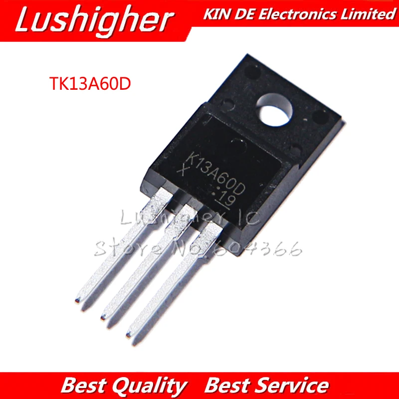 10pcs TK13A60D TO-220F K13A60D TO220F TK13A60 TO-220 N-Channel