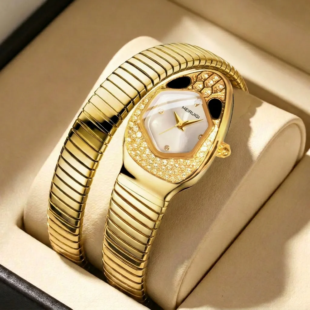 

1pcs Women's white dial alloy strap vintage fashion sparkling bracelet jewelry details Quartz Watch for business party holiday