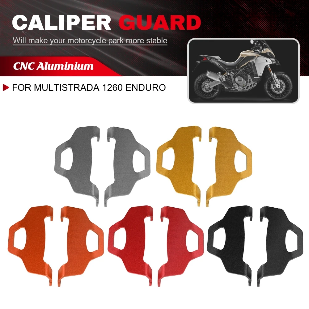 

For Ducati Multistrada 1260 Enduro Pro/S Grand Tour 1260 D/Air/Pikes Peak Motorcycle Front Brake Caliper Cover Guard Protection