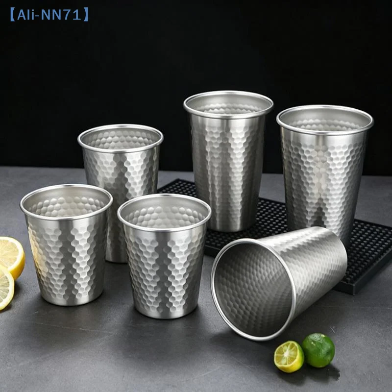 【NN71】Stainless Steel Nest Pattern Texture Water Mugs Double-Wall Keep Cold Beer Cup Coffee Travel Mug Anti-scalding Anti-fall - view 2
