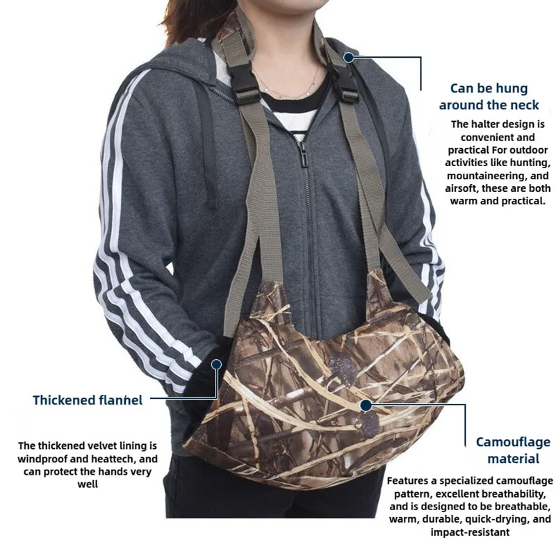 

Outdoor Hunting Essential Camouflage Warm Gloves Outdoor Tactics Can Hang Warm Hand Gloves