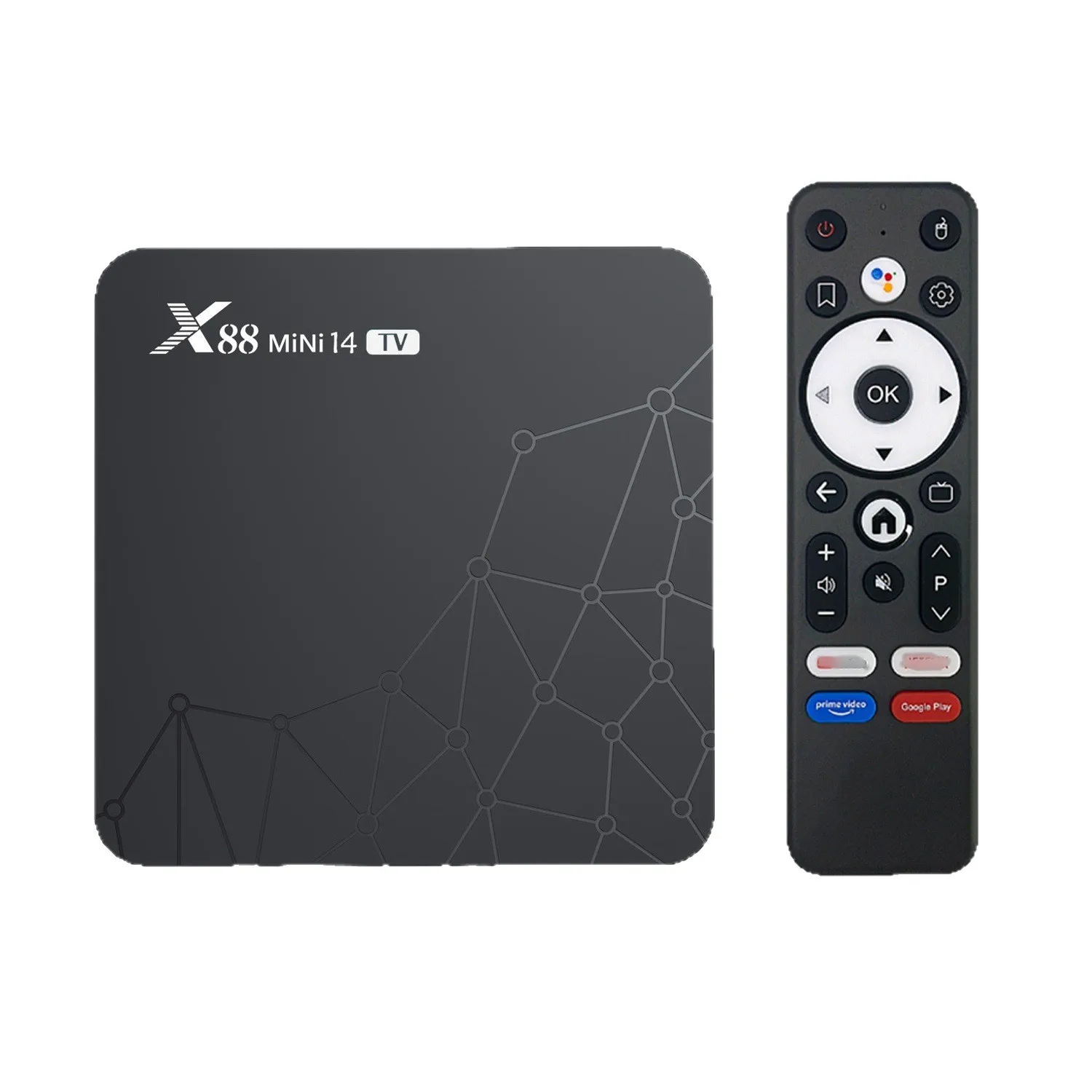 X88 mini 14 TV Android 14 TV Box Rockchip RK3518 2GB 16GB 4K HD WIFI6 BT5.0 مشغل الوسائط فك التشفير