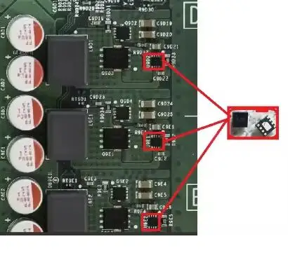 For X-box One S U9D2 U9E1 U9E2 Mosfet IC CHIP AZ AZ* on Mainboard