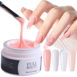 15Ml Nagelverlenging Gel Nagelbouwer Roze Witte Heldere Poly Builder Kristallen Lijm Doorweekt Uv Manicure Langdurige Diy Art Tool