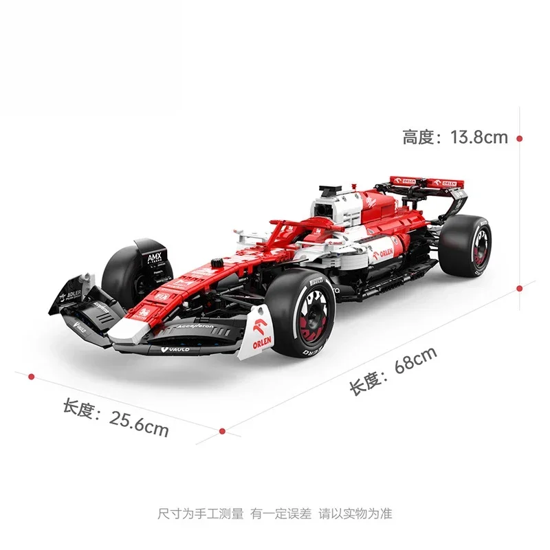 Italien 1:8 F1 Rennwagen RC Formel Rennen C42 Bausteine Modell technische Fahrzeug Ziegel Spielzeug für Kinder Geburtstags geschenke