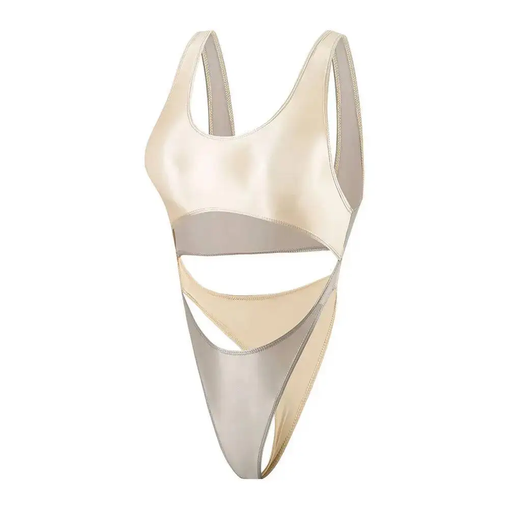 Summer See Through Sexy One Piece Body Suits Bodysuit Thin Women Plus Size Sexy Romper