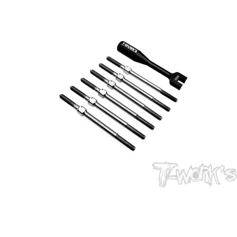 Original T works TB-249 64 Titanium Turnbuckle Set ( For Xray XB2'21 ) Professional Rc part