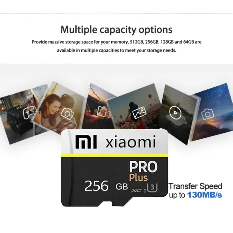 MijiaXiaomi Ultra micro TF sd 128GB 32GB 64GB 256GB 512GB A1 SD Card SD TF Flash Card Memory Card Class 10 for Phone