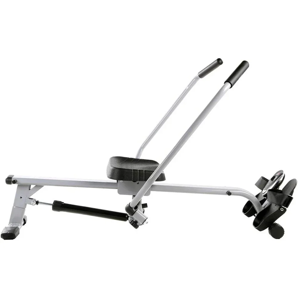 Low-Impact Rowing Machine for Exercises Smart Compact Full Motion Rowing Machine Excercise Full-Body Workout Extra-Long Rail