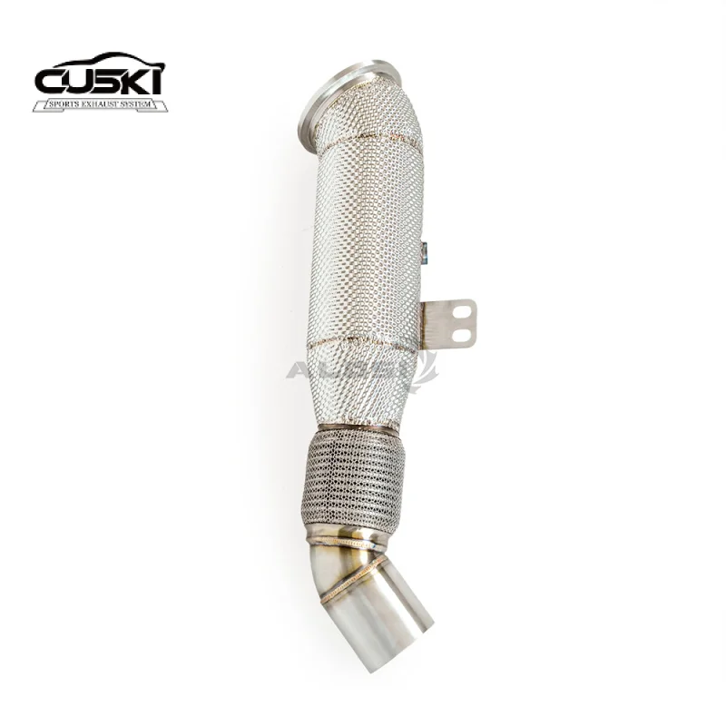 For BMW X3/X4 G03 G04 B58 3.0T 2018-2023 exhaust pipe with insulation layer to protect the downpipe Reduce exhaust resistance