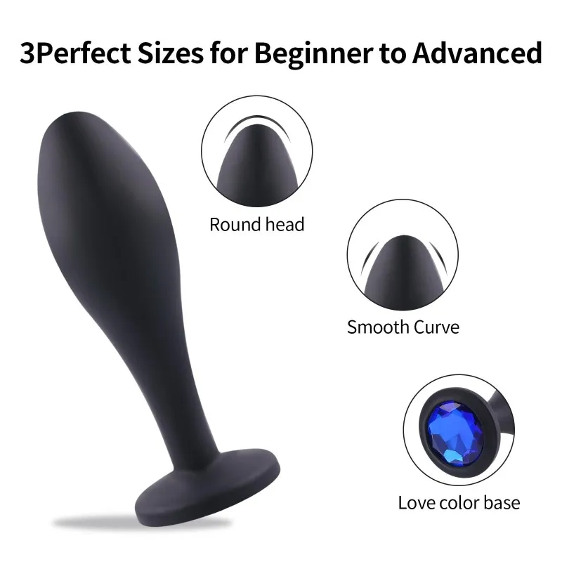 Silicone Anal Butt Plug Sex Toys for Woman Female Tapon Ana Buttplug Sports Annal Extreme Man Gay But Analog Butplug Tooys Shop