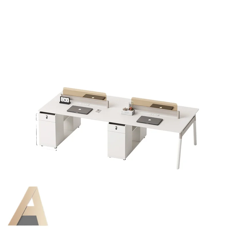 LMM environmental protection staff desk staff seat four or six people double face to face booth 4/6 people