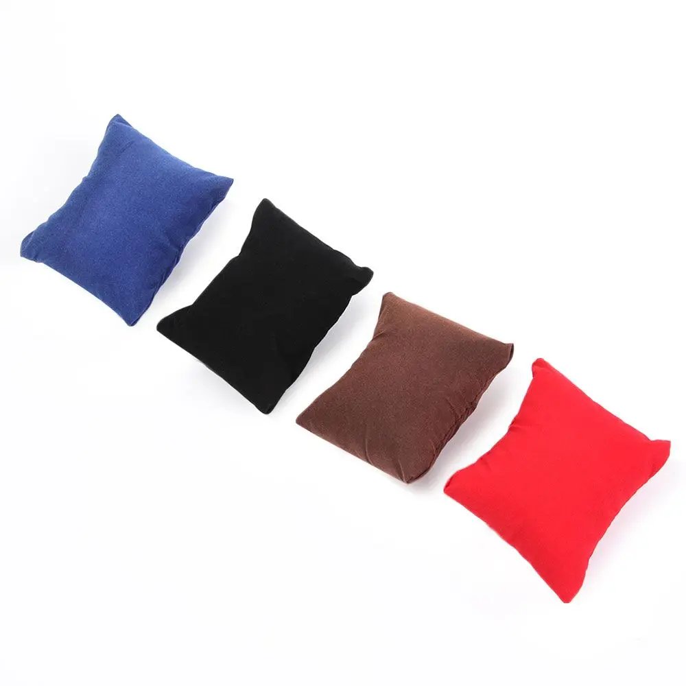 

5pcs Case Bangle Anklet Velvet/PU Durable Wristwatch Holder Watch Display Pillows Jewelry Cushion Counter Gift Organizer
