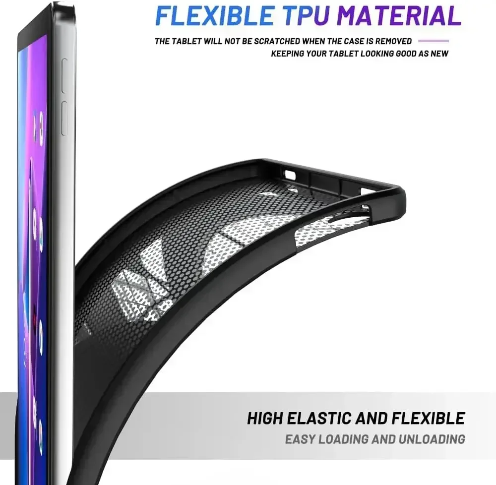 柔軟なTPUシリコン保護バックカバー,Lenovoタブ用ソフトケース,m9,m8,4th, 8.0, 9.0,p11,m10 plus,2nd, 3rd, 10.6,y700