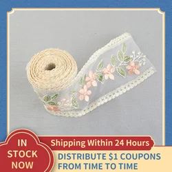 DIY 2 Yard Clothing Decor Sewing Fabric Craft Flower Embroidery Lace Supplies Ribbon Needlework Accessories Drop Shipping