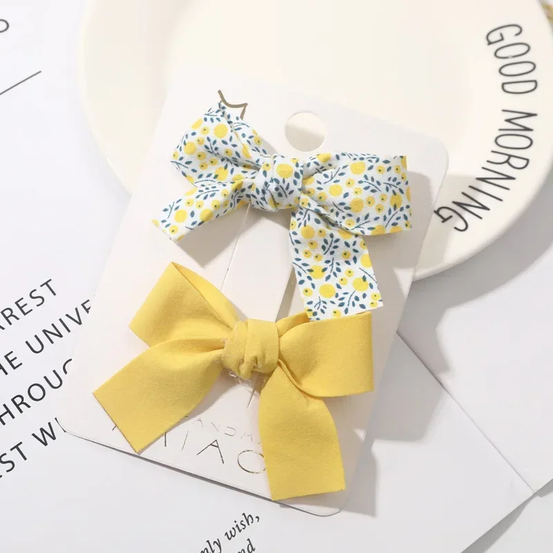

Mini Baby Girl Hair Clip Cute Floral Bow Bunny Princess Hairpin for Toddler Girl Lovely Bang Side Clip Hair Accessories