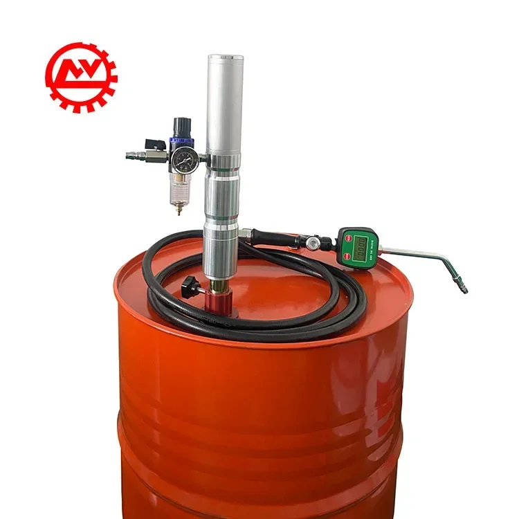 Air Operated Pressure High Viscosity Piston Drum Lubricating Motor Engine Gear Oil Transfer 55 gal Barrel Pump