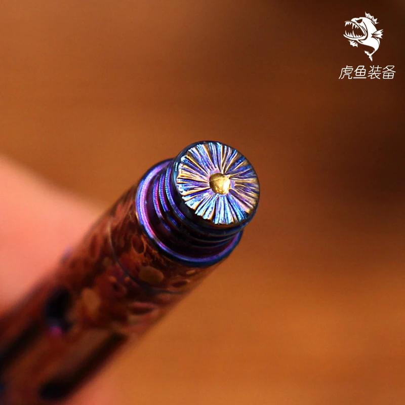 Imagem -05 - Mini Titanium Alloy Tactical Pen Star Sky Edição Limitada Metal Tungsten Steel Signature Pen Edc
