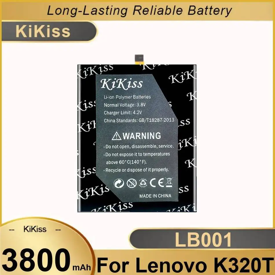 

Долговечный аккумулятор мобильного телефона LB00 емкостью 3800 мАч для Lenovo K320T