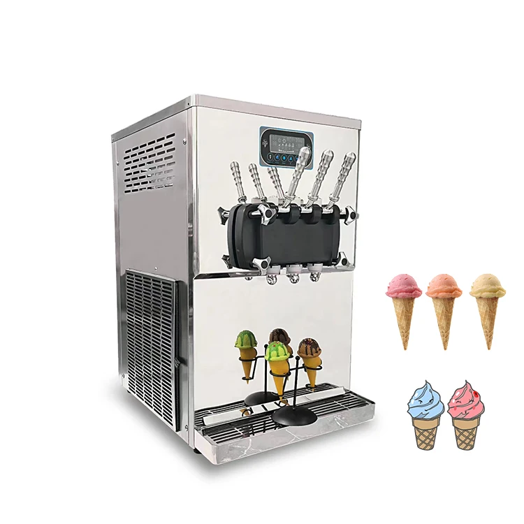 

Хит продаж: Высококачественная машина для приготовления мороженого с 3 насадками