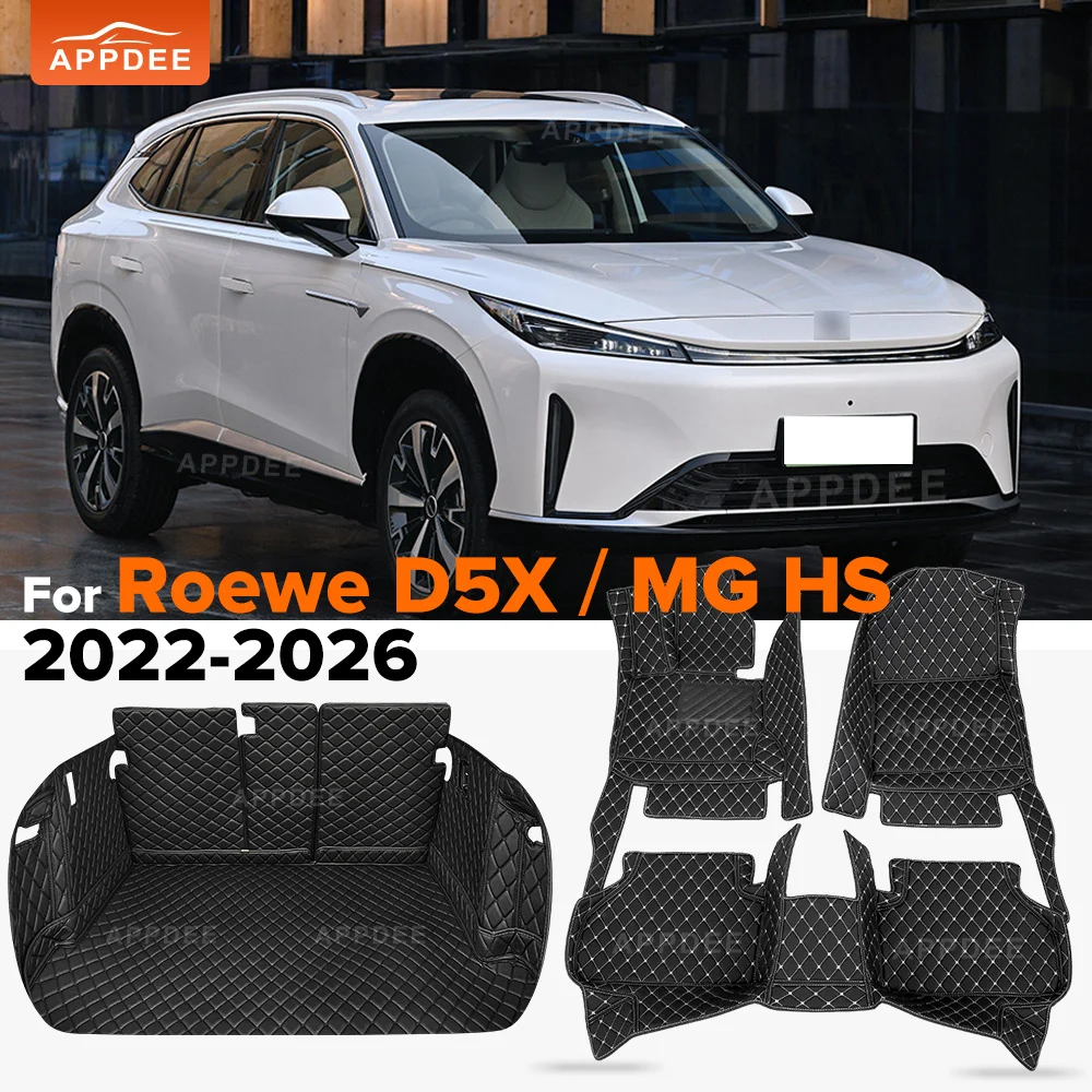 

APPDEE Car Floor Mats For Roewe D5X DMH MG HS MK2 2022-2026 2025 2024 2023 Car Foot Pads Custom Automobile Interior Accessories