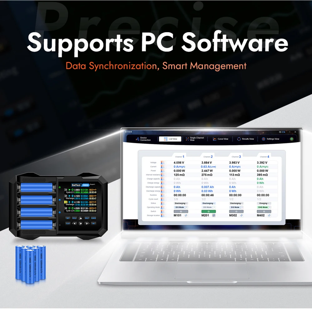 BTS04 Digital Lithium Battery Capacity Tester For 18650 Internal Resistance Tester Automatic Charging and Discharging Module