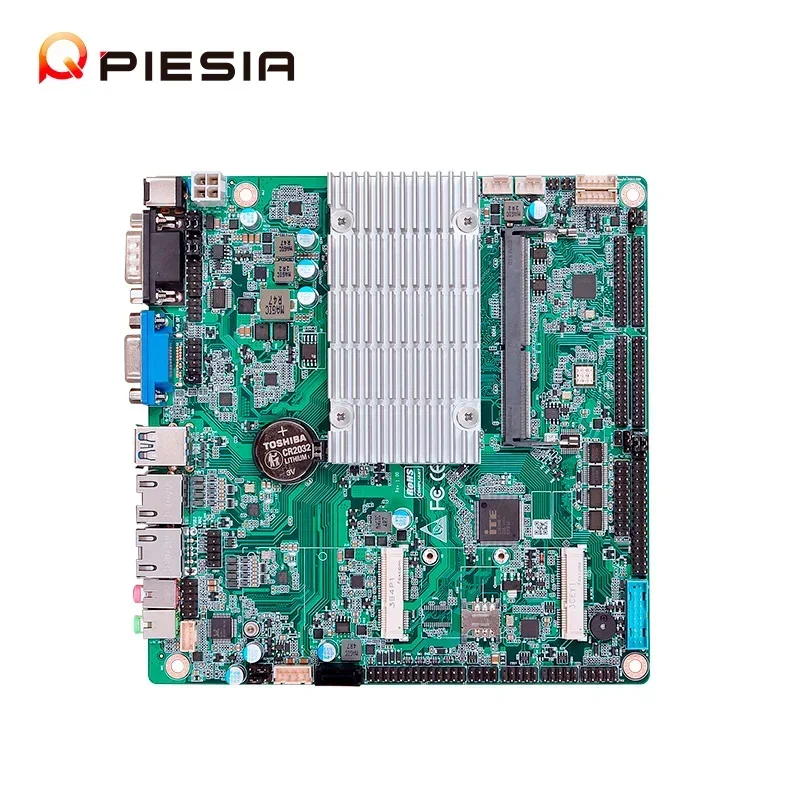 

New Piesia Gemini Lake J4125 DDR4 LVDS VGA 1*LAN 6*Com RS232 RS485 X86 Industrial Mini ITX Motherboard For POS Terminal