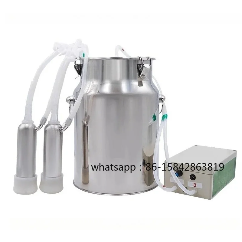 Electric Pulsating Milking Machine, Cow and Sheep Milk Extractor, Small Home-use Milking Equipment for Dairy Farms