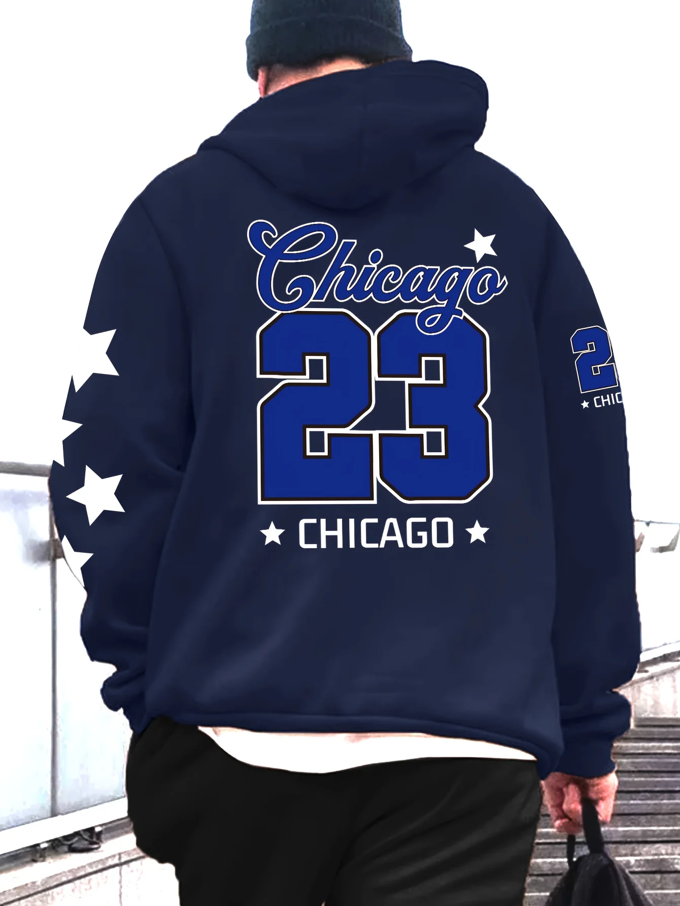 Chicago 23 Graphic Print Hoodies Spring And Autumn Casual Fashion Hoodies Unisex Street Loose And Comfortable Long Sleeve Tops