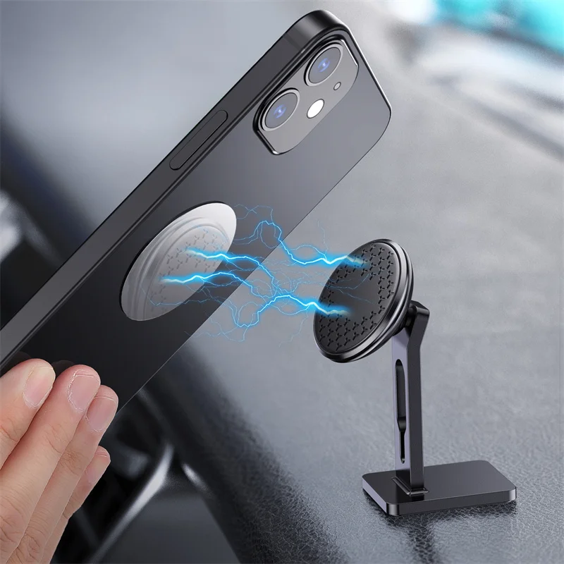 Magnetic Car Phone Holder Universal Magnet Phone Mount For iPhone 15 Samsung Huawei Xiaomi Car Mobile Cell Phone Holder Stand