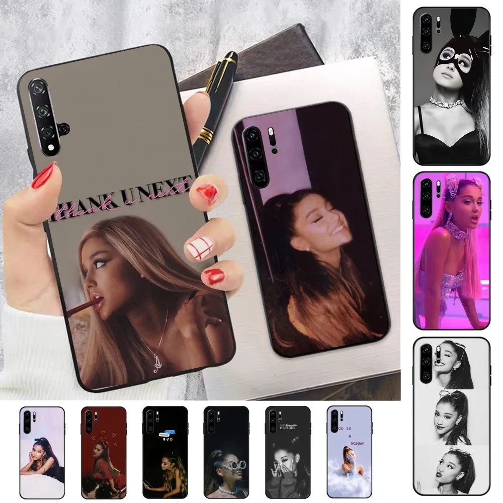 S-Singer Pop star Ariana grande Phone Case For Huawei P 8 9 10 20 30 40 50 Pro Lite Psmart Honor 10 lite 70 Mate 20lite