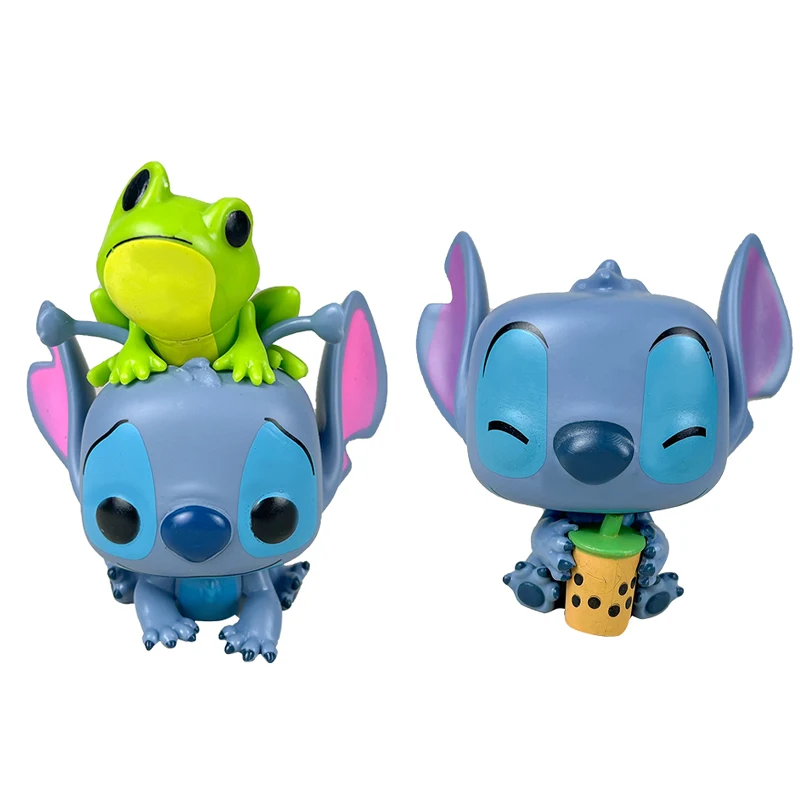 قطعتان من غرزة Funko Pop الصيفية # 986 ليلو وستيتش # 1222 # 1223 Scrump لطيف عمل الشكل جمع الفينيل PVC دمية لعبة هدية للأطفال