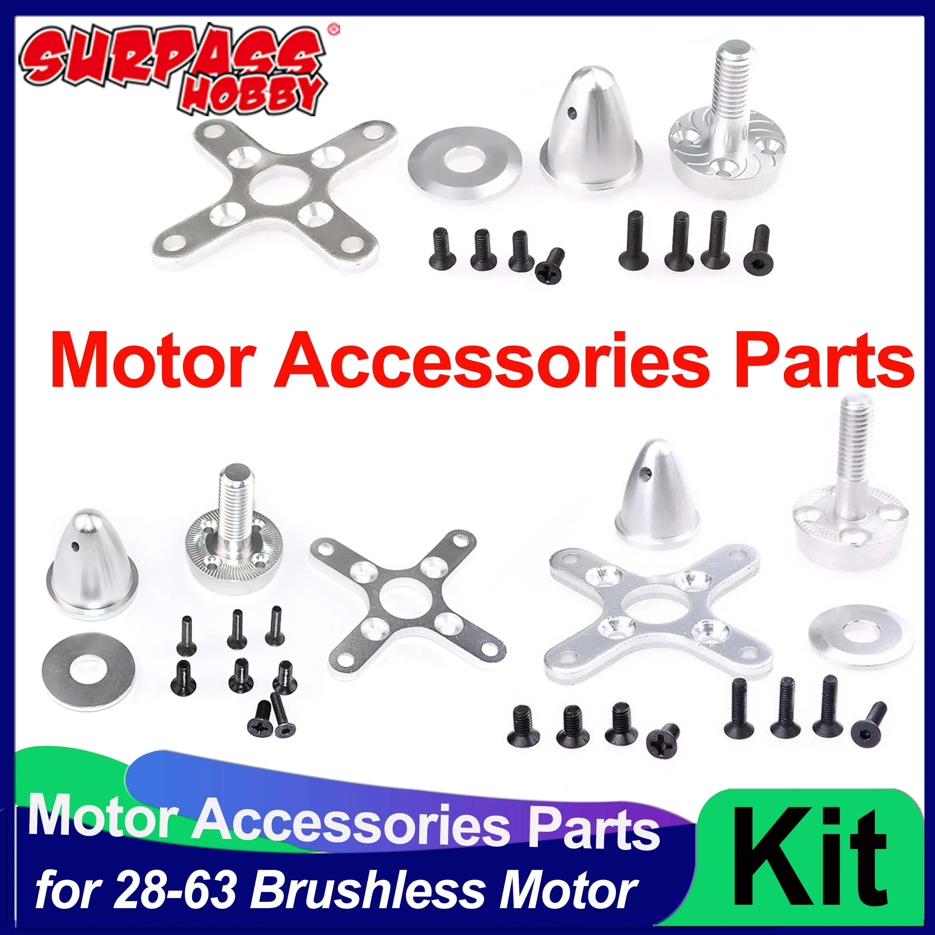 

SURPASS HOBBY Brushless Motor Accessories Kit 2830 3530 3542 4250 5055 5065 6354 for RC FPV Drone Fixed Wing Quadcopter Parts