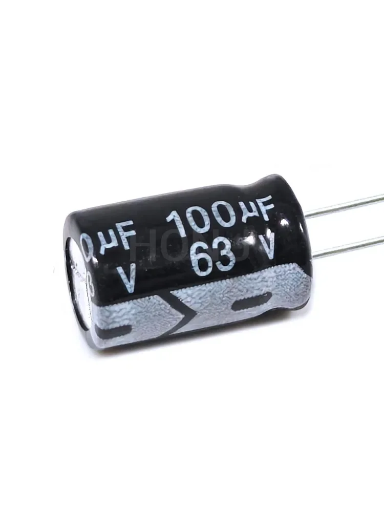 20 pièces ​ ​ ​ ​ ​ ​ 100uF 63V 100MFD 63 volts 8*12mm condensateur électrolytique en aluminium Radial 100mf63v 100uf63v 63v100mf 63v100uf ± 20% ​ ​