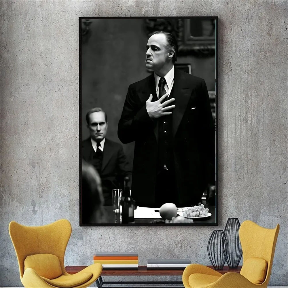 God Father Movies Poster DIY Poster Kraft Paper Vintage Poster Wall Art Painting Study Stickers Big Szie Wall Painting