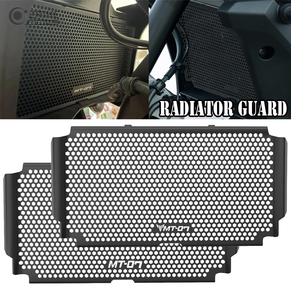 

Motorcycle Parts For Yamaha MT-07 Y-AMT 2025-2027 2026 MT07 MT 07 Radiator Grille Guard Protector Grill Protection Cover