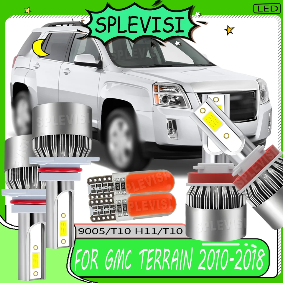 

waterproof Clear Night Vision Enhanced Illumination High Low Beam For GMC Terrain 2010 2011 2012 2013 2014 2015 2016 2017 2018