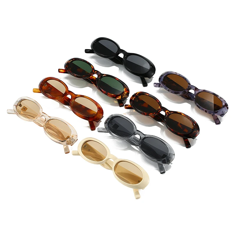 New Classic Small Oval Sunglasses for Men and Women  Minimalist Retro Shades for Street Style