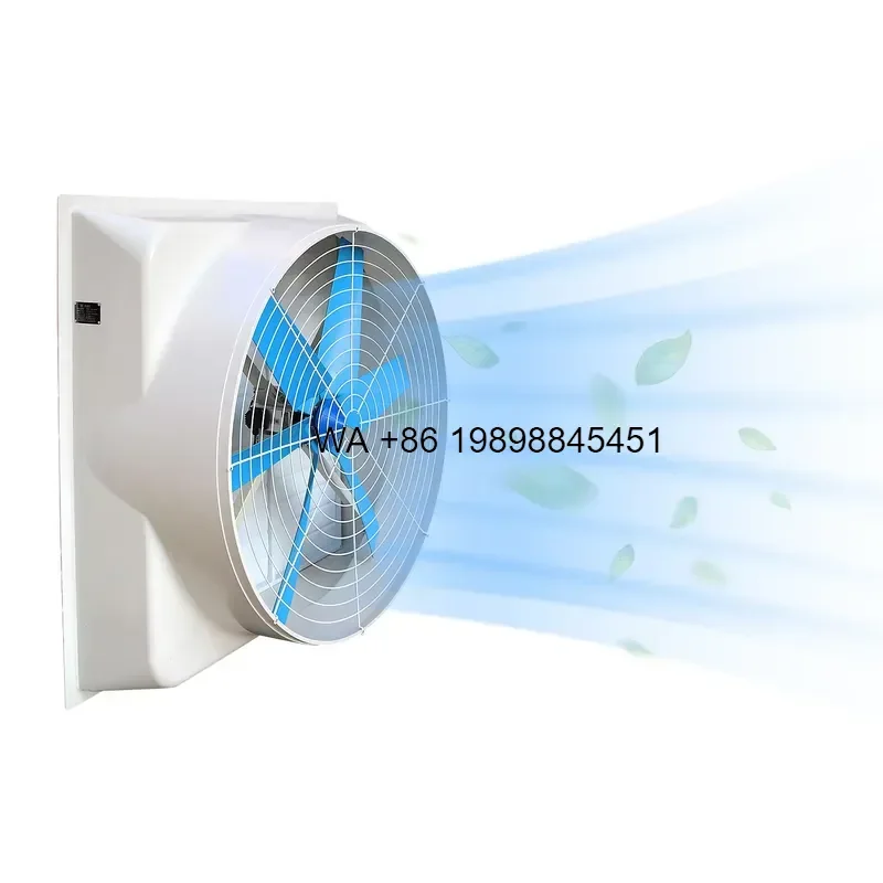 Wmwmnu Industrial Negative Pressure Exhaust Fan Belt Drive Ventilation Blower for Poultry House Greenhouse Warehouse CE