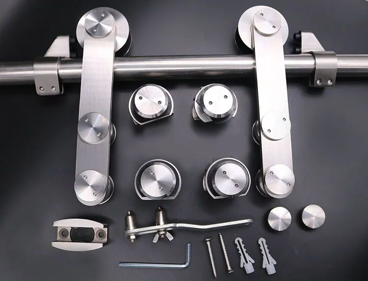 School living room workshop office building new sliding glass accessories satin polished door hardware set
