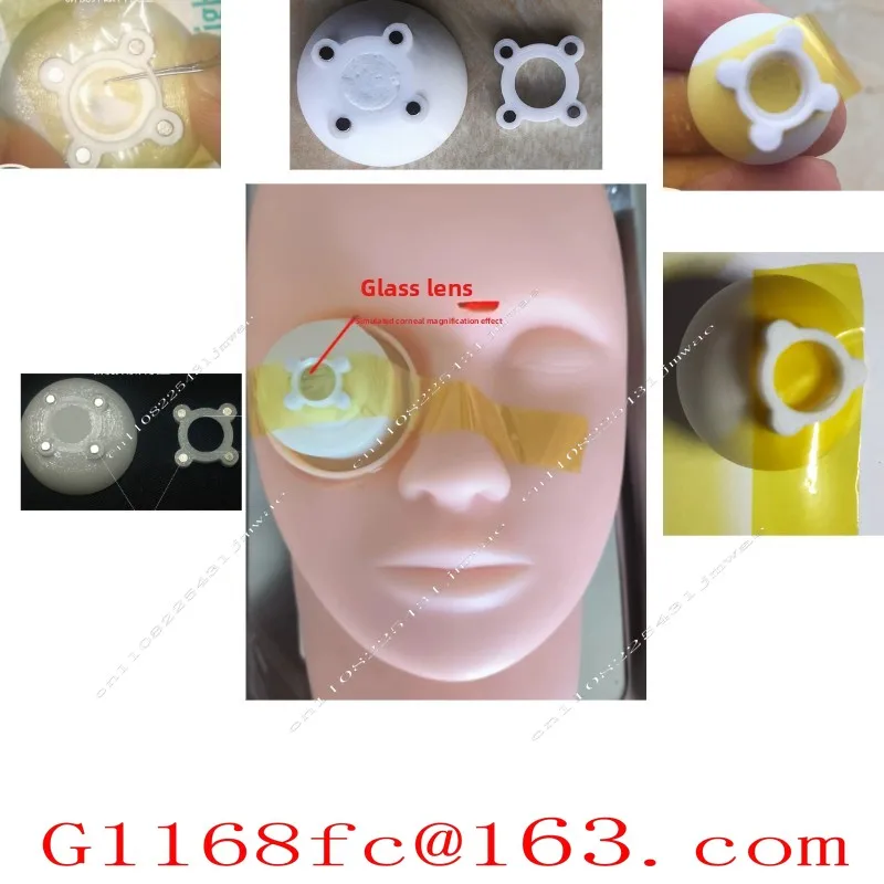 Used for Teaching Authentic Ophthalmology Practice Headform Simulation Bracket Tearing Bag Model